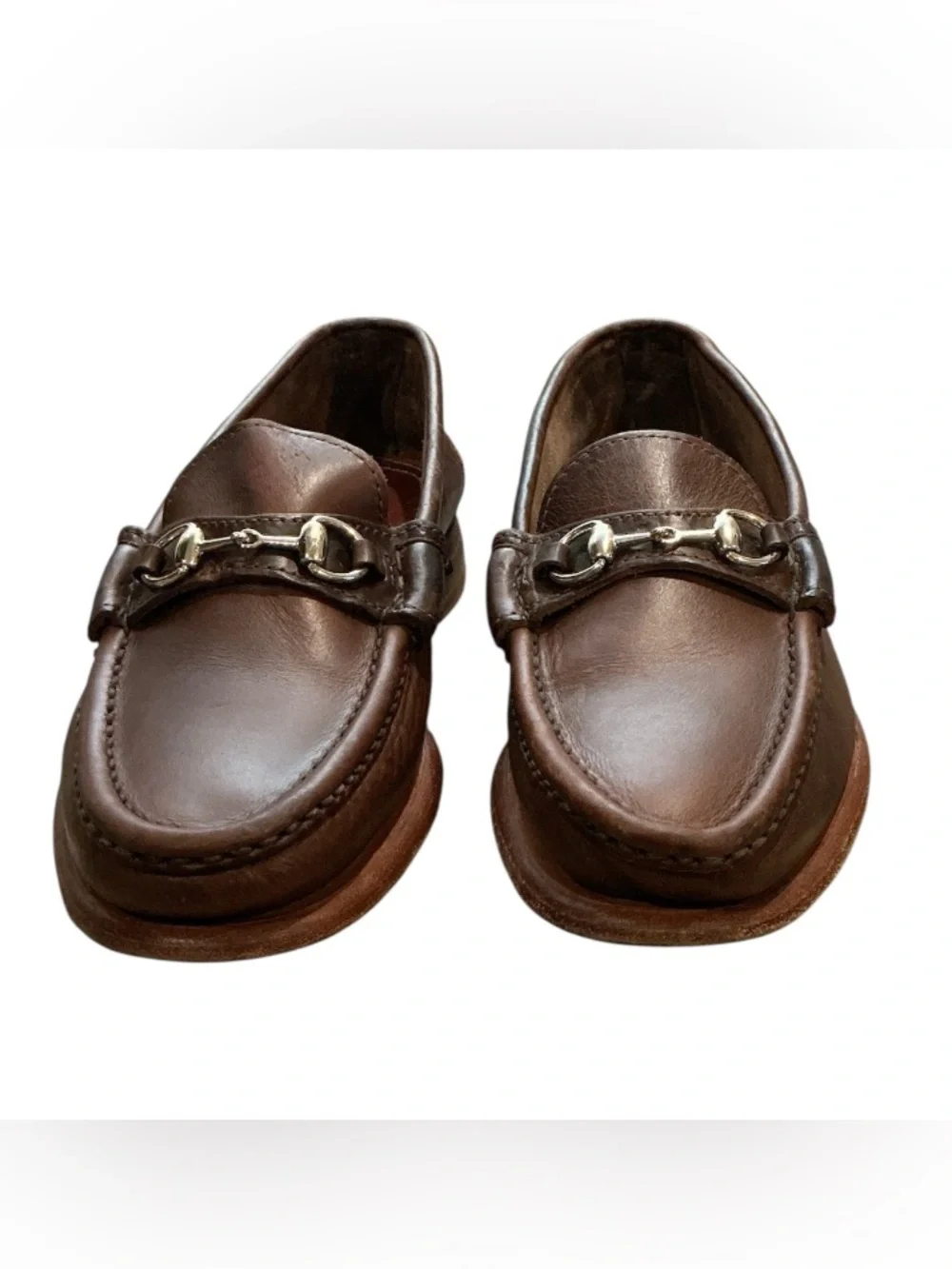 Authentic Oak Street designer brown leather men’s loafers sz 8.5 D